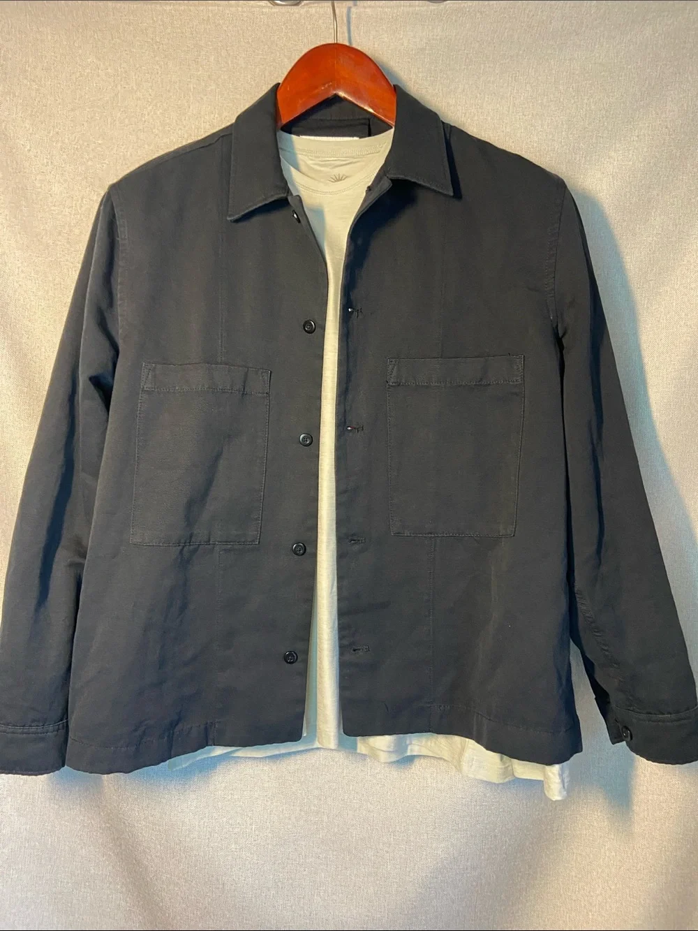 Zara Origins Black Top -overshirt. Size L - Picture 4 of 9
